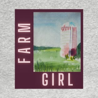 Farm Girl & Silo v1 T-Shirt